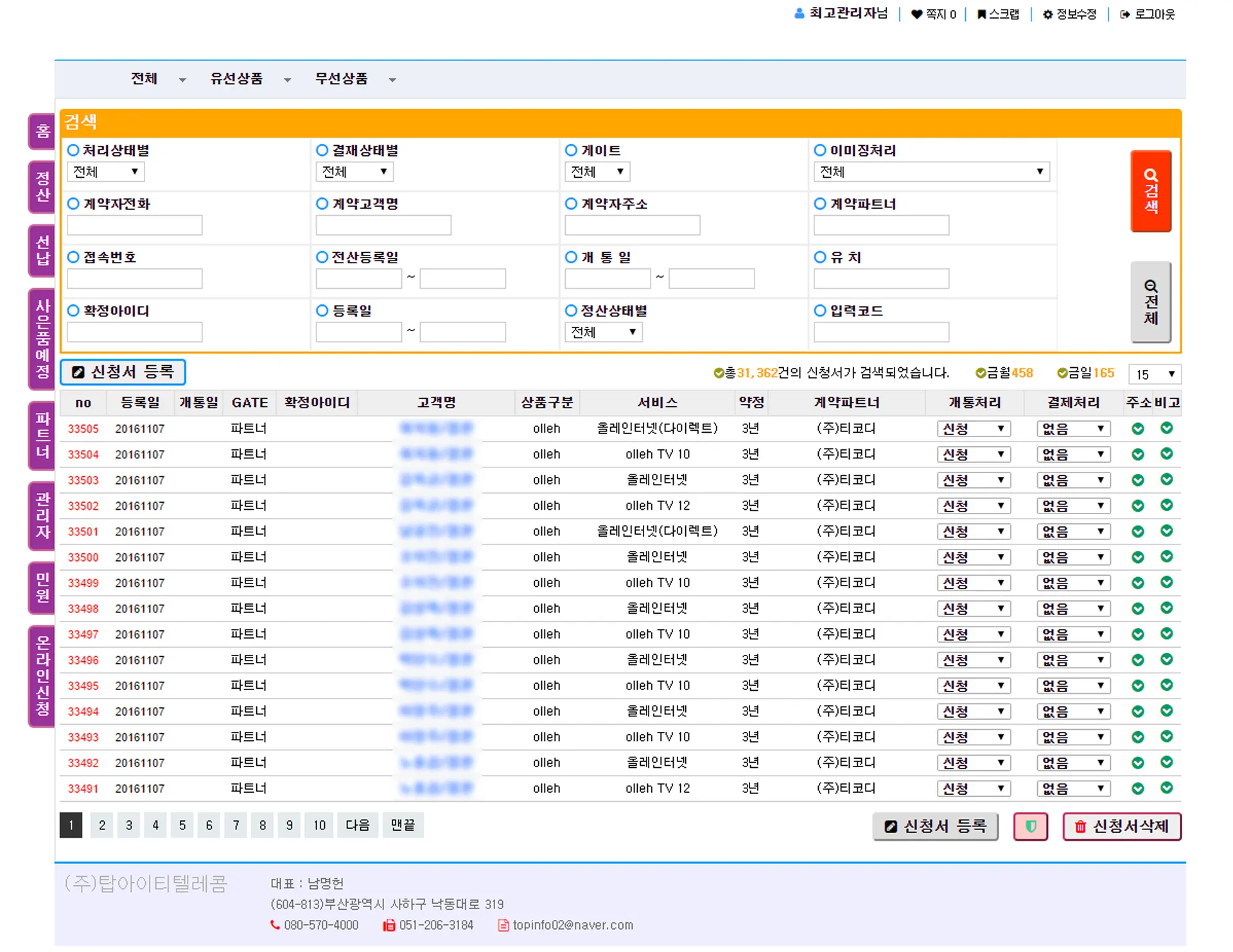 탑아이티텔레콤